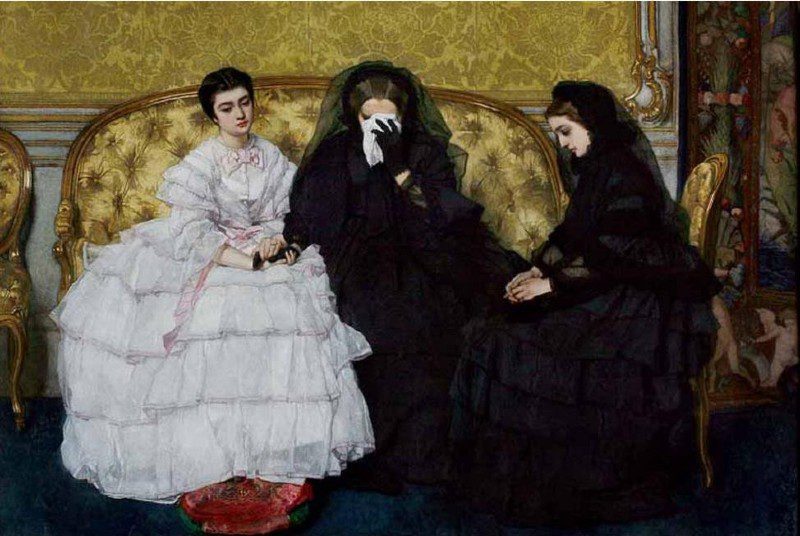 Female Mourners Crying